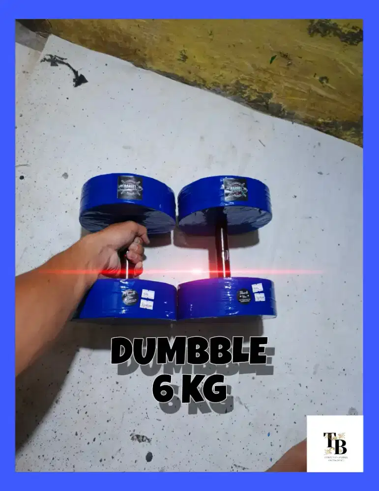 BARBEL DUMBBLE BERBAGAI BERAT UKURAN