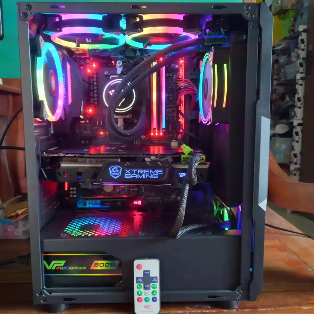 PC AMD Ryzen 5 3600+Gigabyte Gaming K7+Gigabyte GTX 1070 8GB+DDR4 16GB