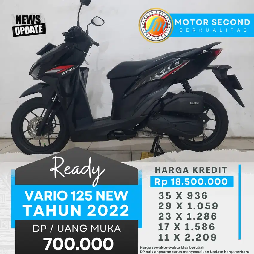 ( DP 700 Tenor 35x 936 ) VARIO 125 TH 2022 bayar DP pas terima unit