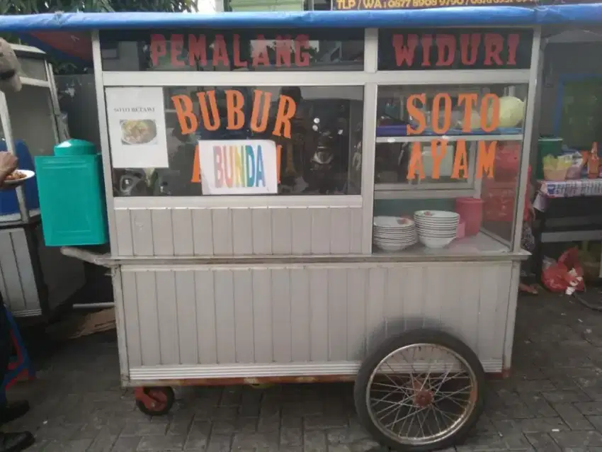 Jual gerobak bubur,soto/ba'so