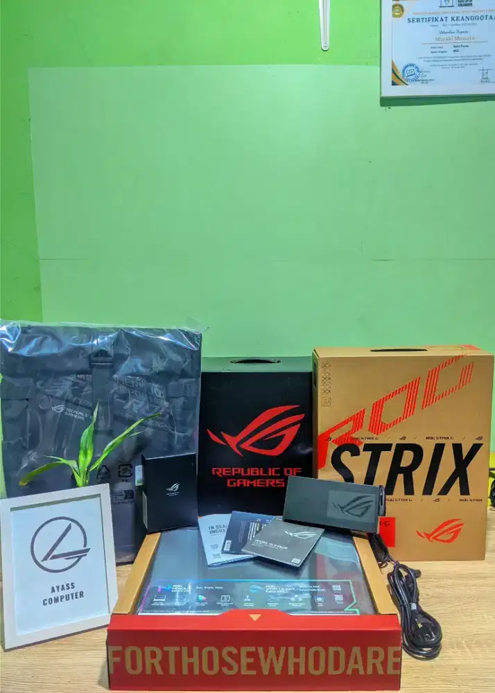 Laptop Gaming Asus ROg G614JV i7 13TH 16GB/1TB layar 2K 240hz new