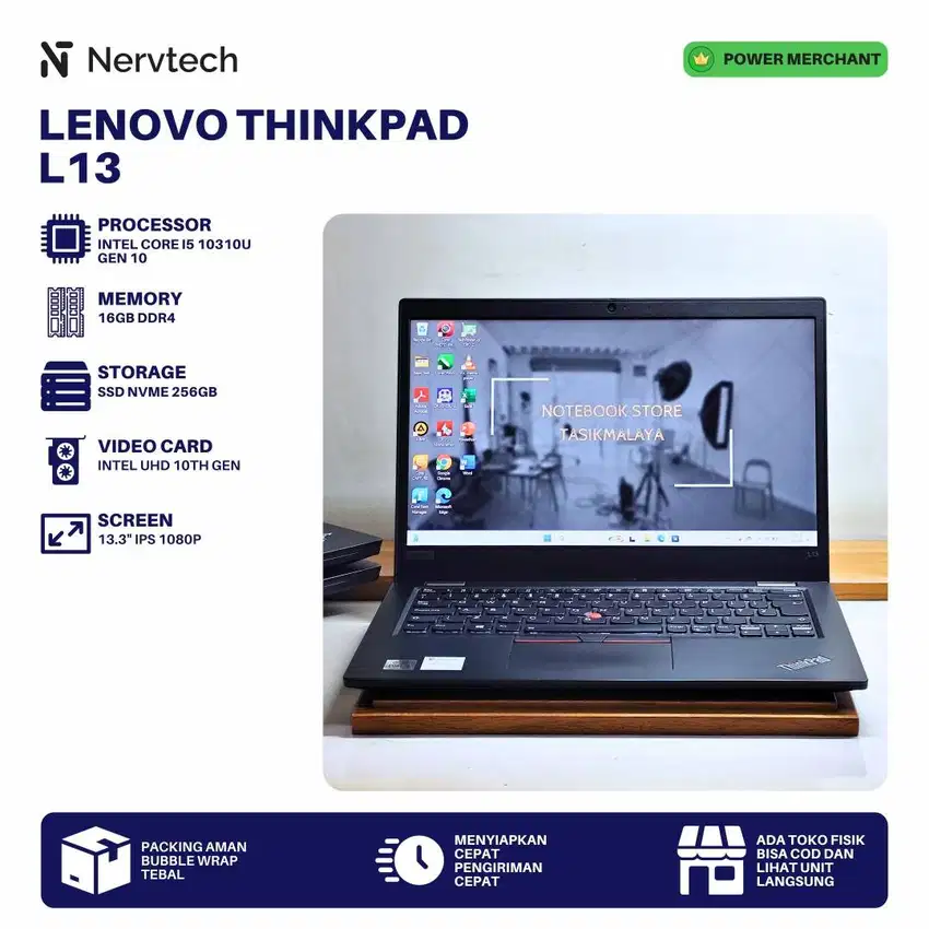 Lenovo ThinkPad L13 Core i5 10310U Gen 10 16GB/256GB 13 inch Laptop