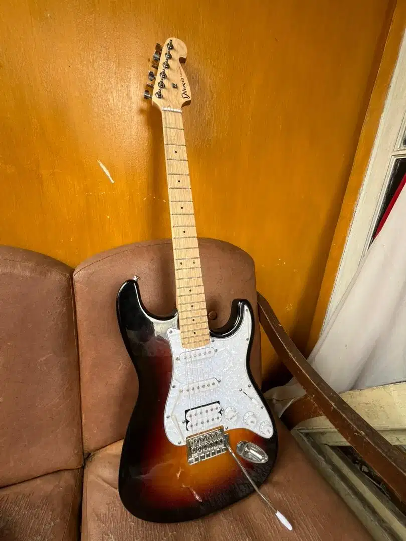 Gitar Elektrik D'Fergio  Original + Ampli