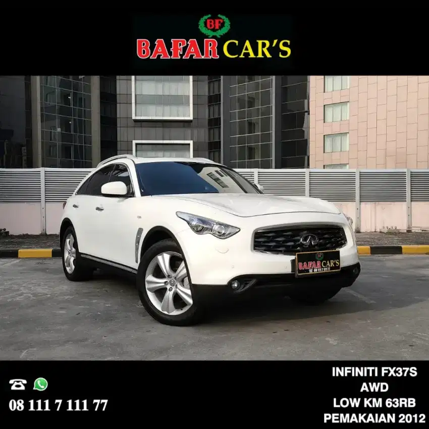 Infiniti FX37 2012 KM Rendah Mobil Istimewa Harga Termurah