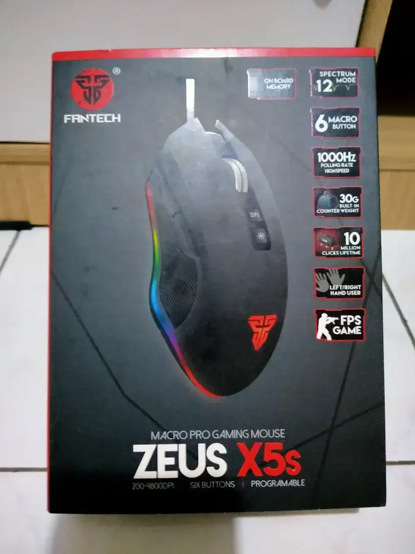 MOUSE GAMING FANTECH ZEUS X5S