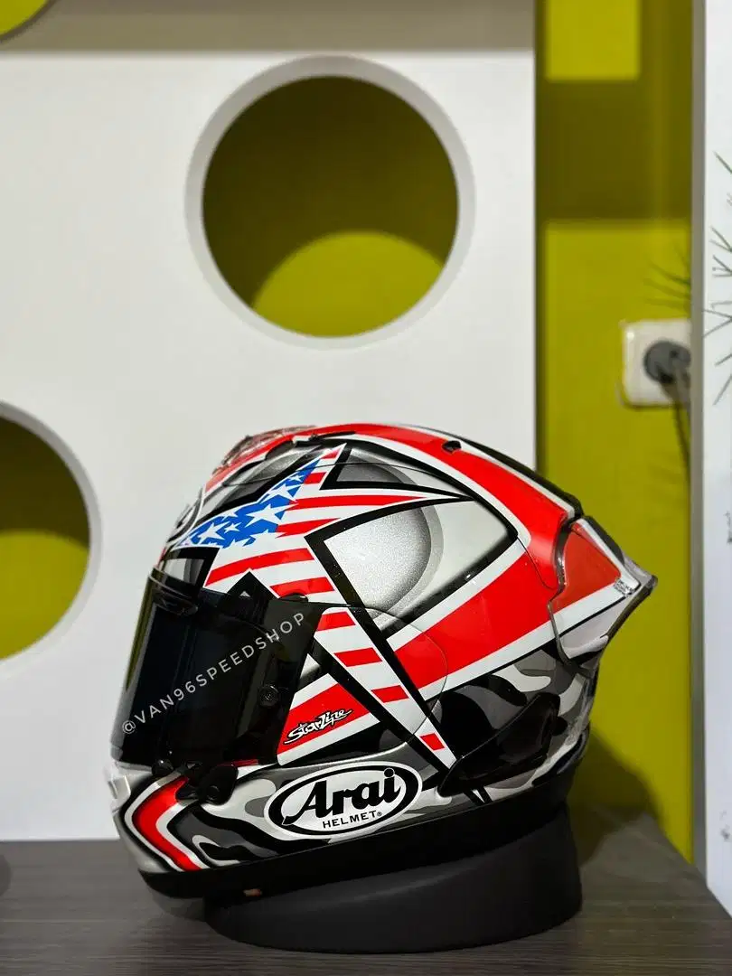 HELM ARAI RX7X HAYDEN LAGUNA SECA PAKET GANTENG