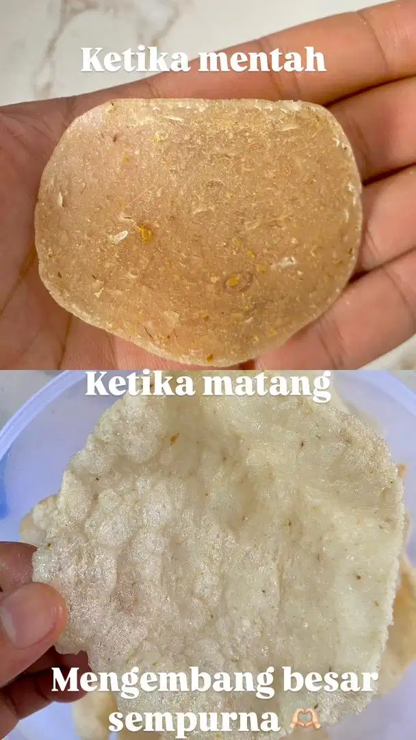 Kerupuk ikan fresh 1/4 Kg