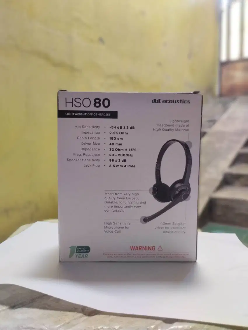 Jual Headset Earphone Headphone dbe HSO80