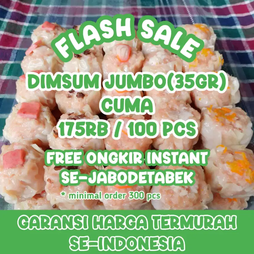 DIMSUM JUMBO PREMIUM HARGA PABRIK UNTUK DIJUAL LAGI