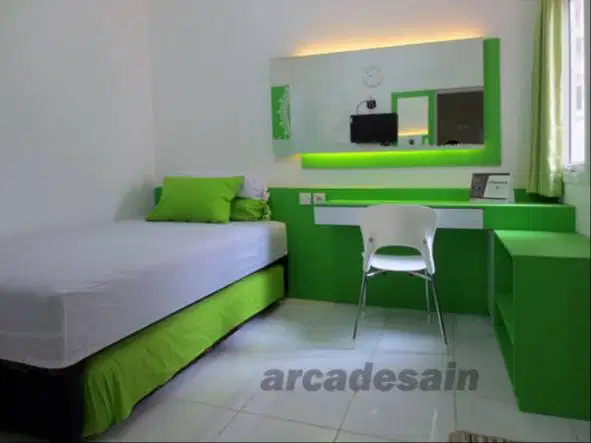 Disewakan/ dijual cpt Apartemen Aeropolis Studio Cozy Desain Tahap 1