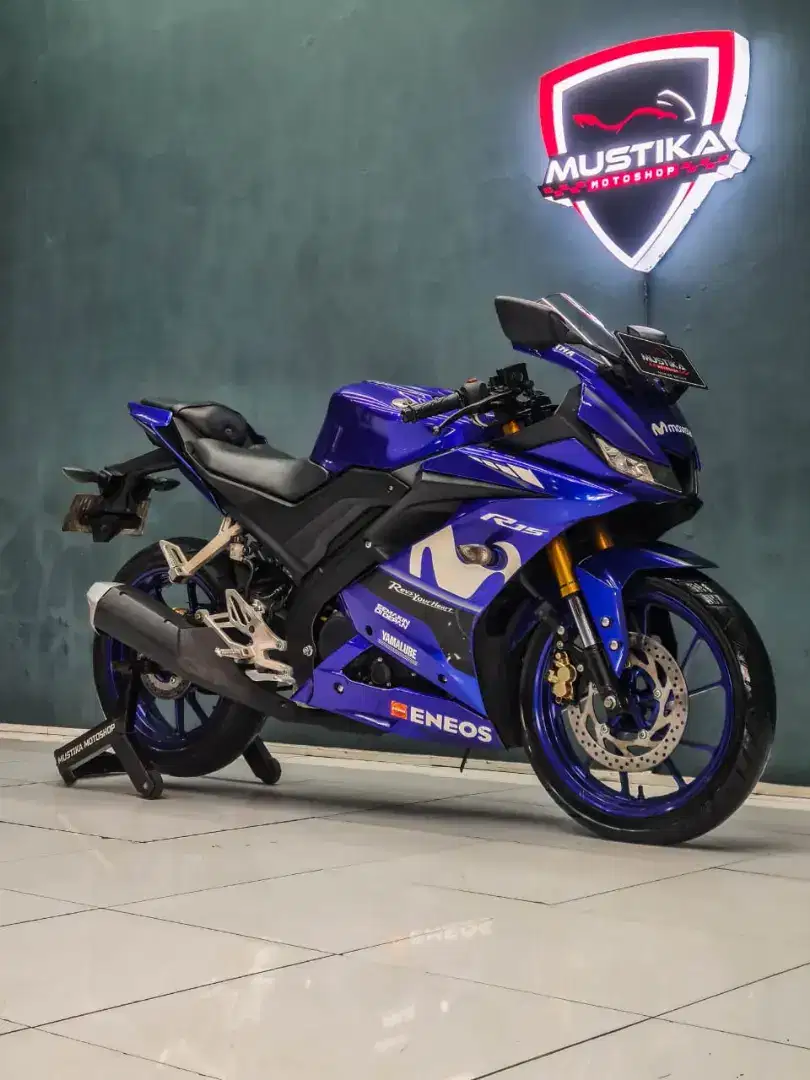 TERMURAH‼️ YAMAHA R15 V3 MOVISTAR 2018 MULUS ODO MASIH 24RB AN