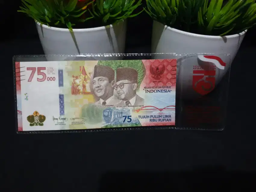 Uang Unik Langka 75rb Rupiah NKRI