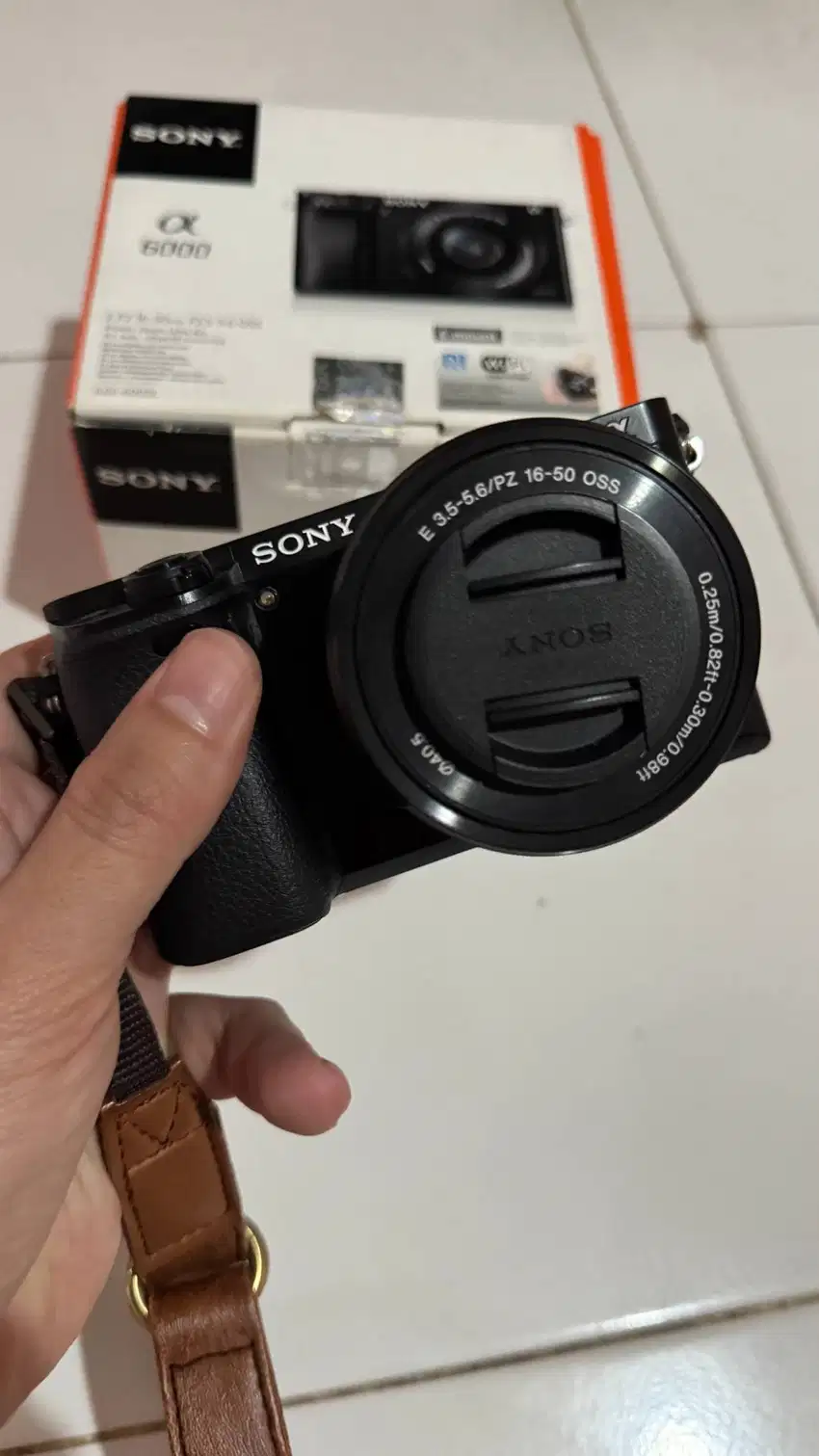 Kamera Mirrorless Sony A6000 Fullset