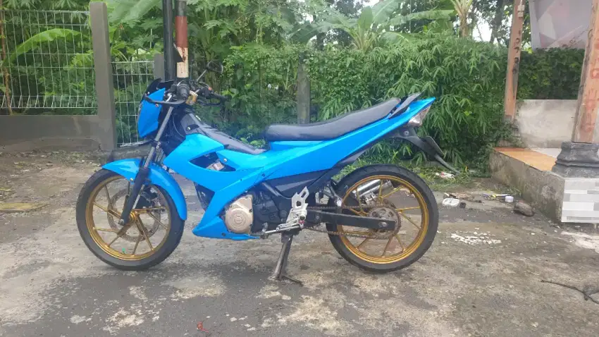 Satria FU 2013 blue