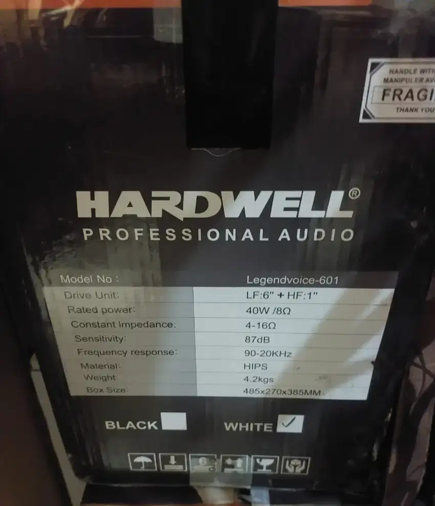 Speaker monitor merk hardwell