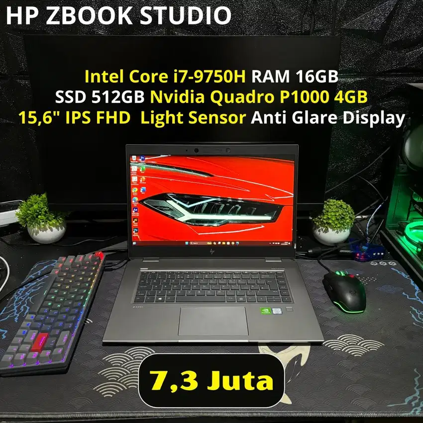 Laptop Gaming HP Studio 15 Dual VGA