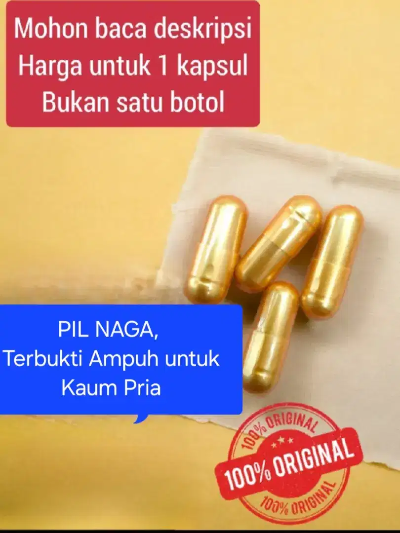 Pil Naga Ramuan Herbal Jamu untuk Pria