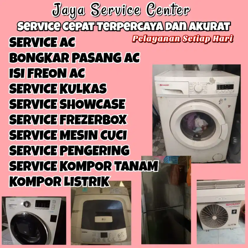 Service Kulkas Mesin Cuci Frezer Servis AC Bongkar AC Pasang AC Jetis