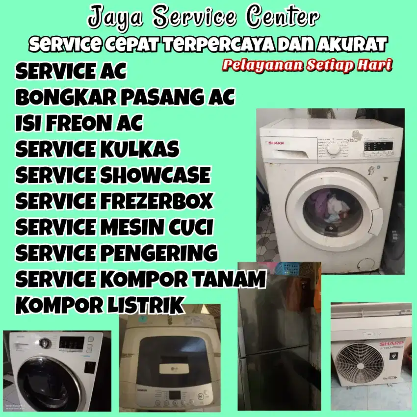 Service AC Bongkar Pasang AC Servis Mesin Cuci Kulkas Frezer Mojosari