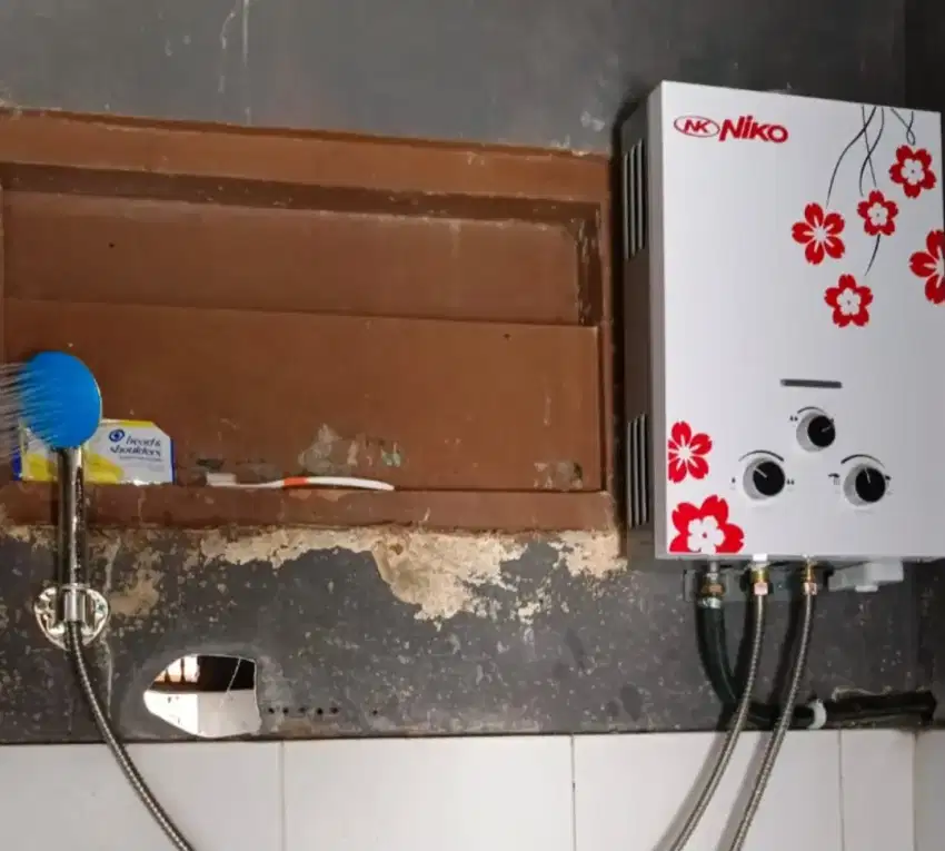 Water Heater Gas Niko ×× Stok Banyak