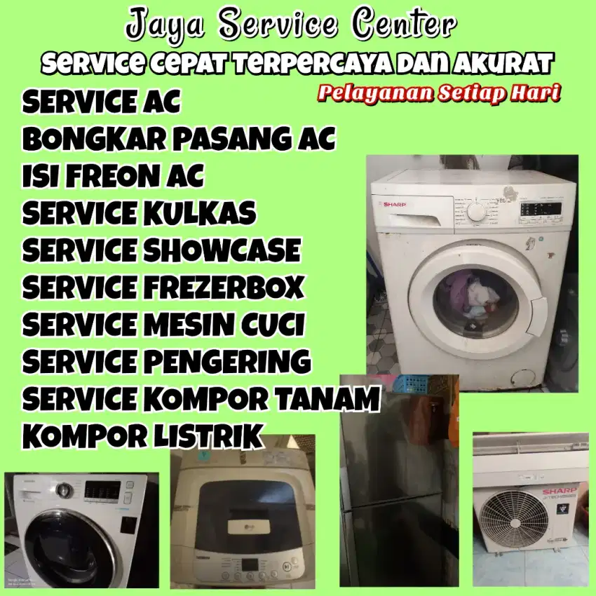 Service AC Bongkar Pasang AC Servis Mesin Cuci Kulkas Frezer Trowulan