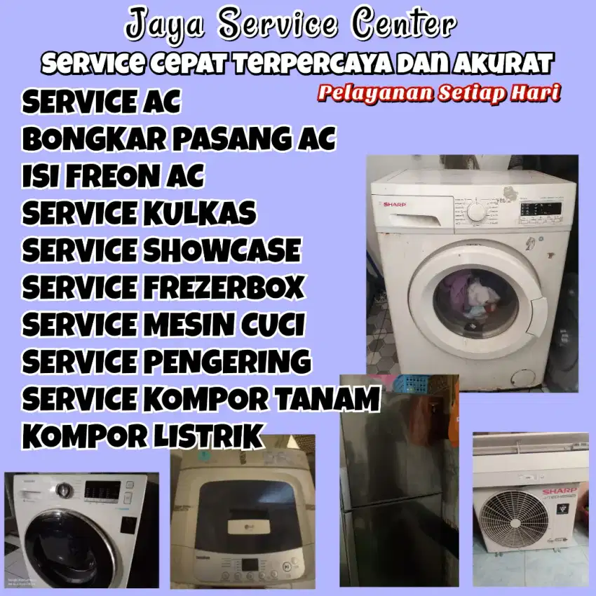 Service AC Bongkar Pasang AC Servis Mesin Cuci Kulkas Frezer Lamongan