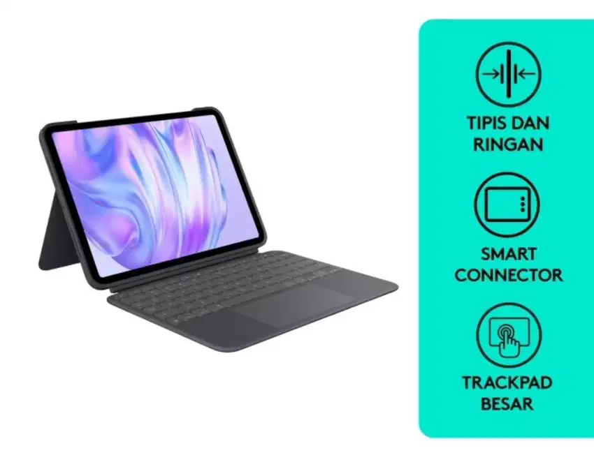 Logitech Combo Touch Keyboard + Pen untuk Ipad Pro 11 2024 like new