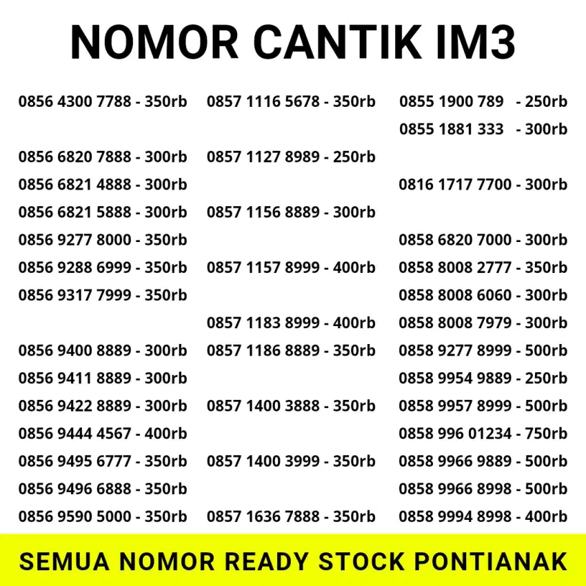 NOMOR CANTIK TELKOMSEL PRABAYAR KWARTED 9999