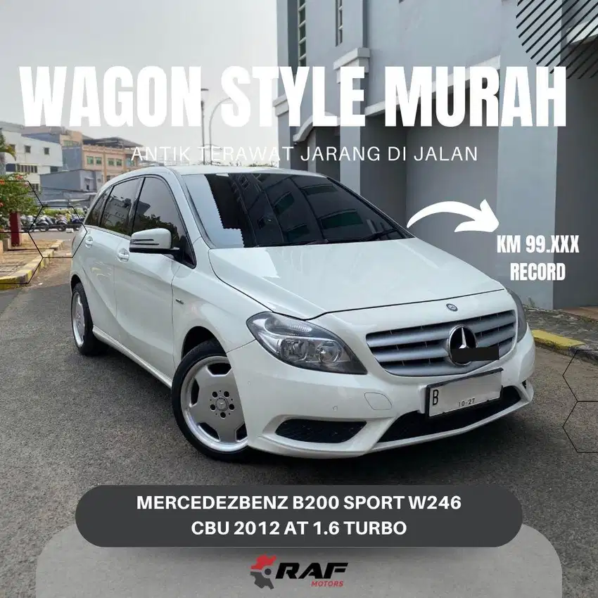 Mercedes Benz B200 Sport W246 2012 CBU 1.6 Turbo Putih Merce B 200