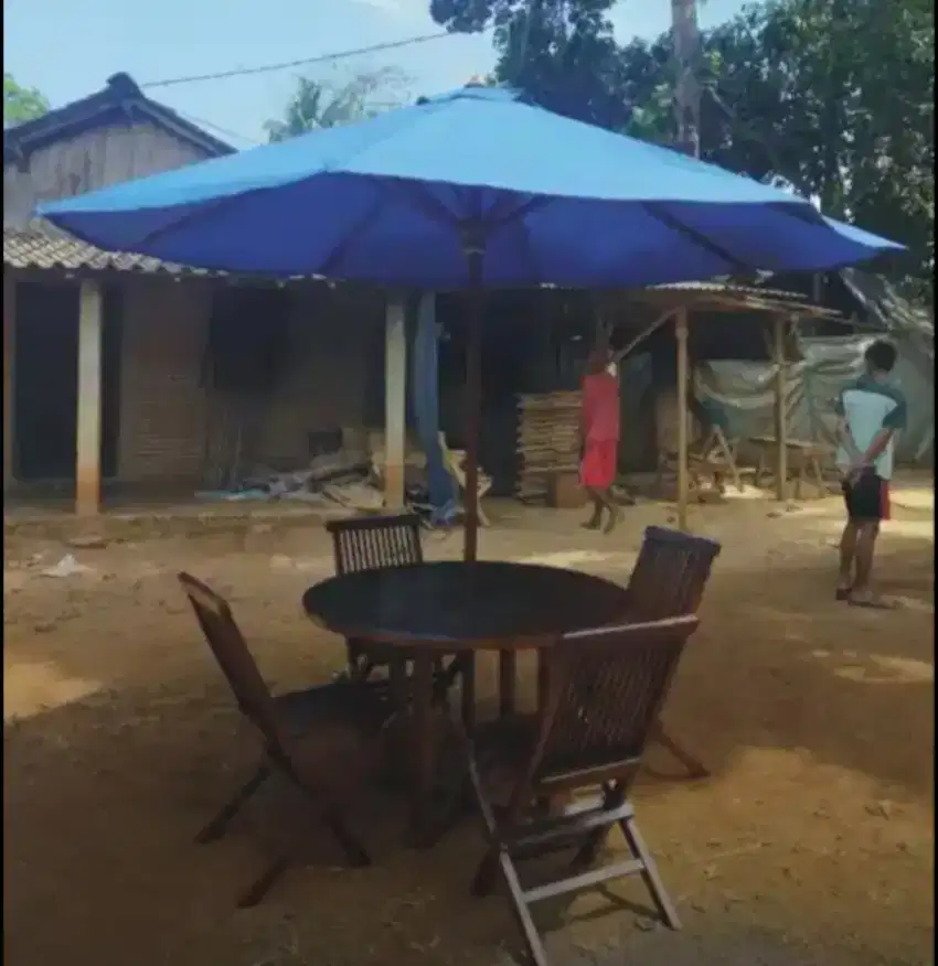 Meja outdoor,mejz payung,meja makan