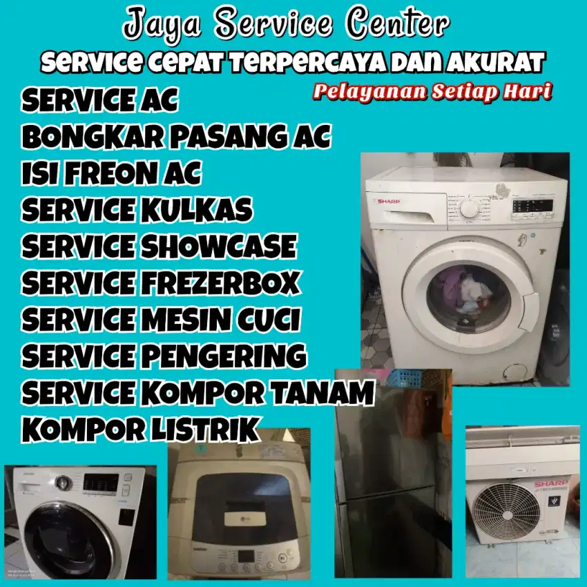 Service Kulkas Frezer Bongkar Pasang AC Servis AC Mesin Cuci Lamongan