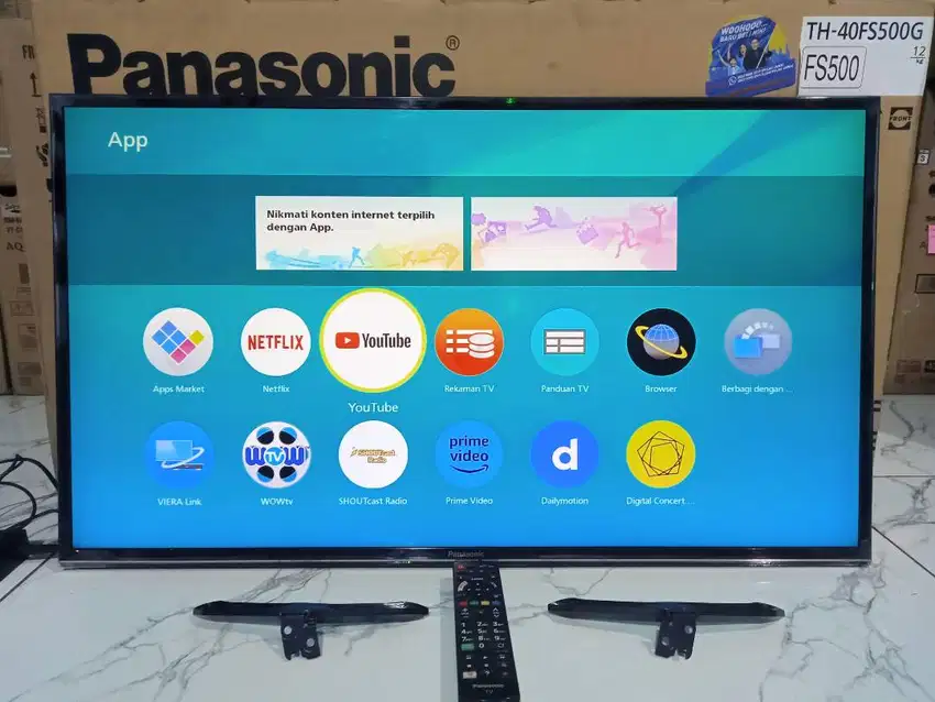 TV LED PANASONIC 40IN SMART TV NETFLIX YOUTBE