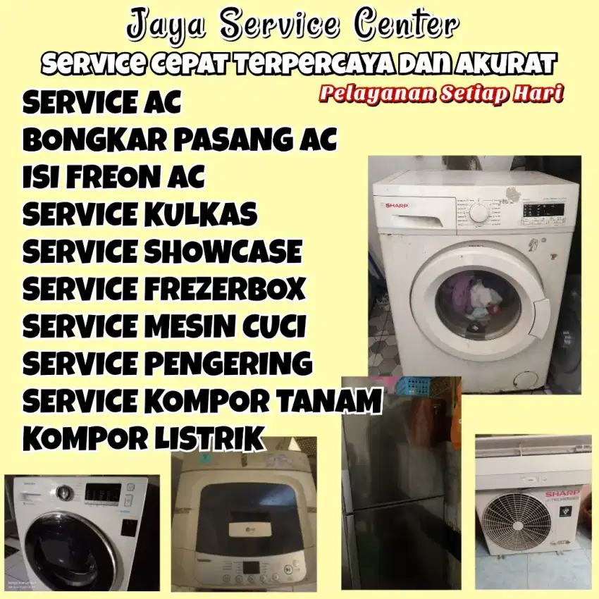 Service AC Bongkar Pasang AC Servis Mesin Cuci Kulkas Frezer Lamongan