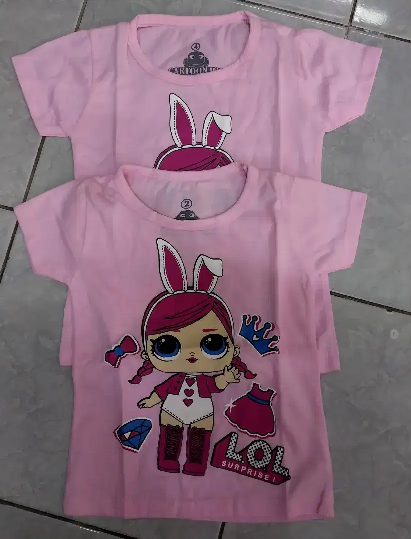 Kaos anak perempuan LOL