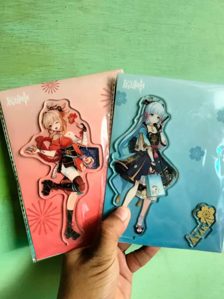 Stand Acrylic Genshin Impact Ayaka & Yoimiya