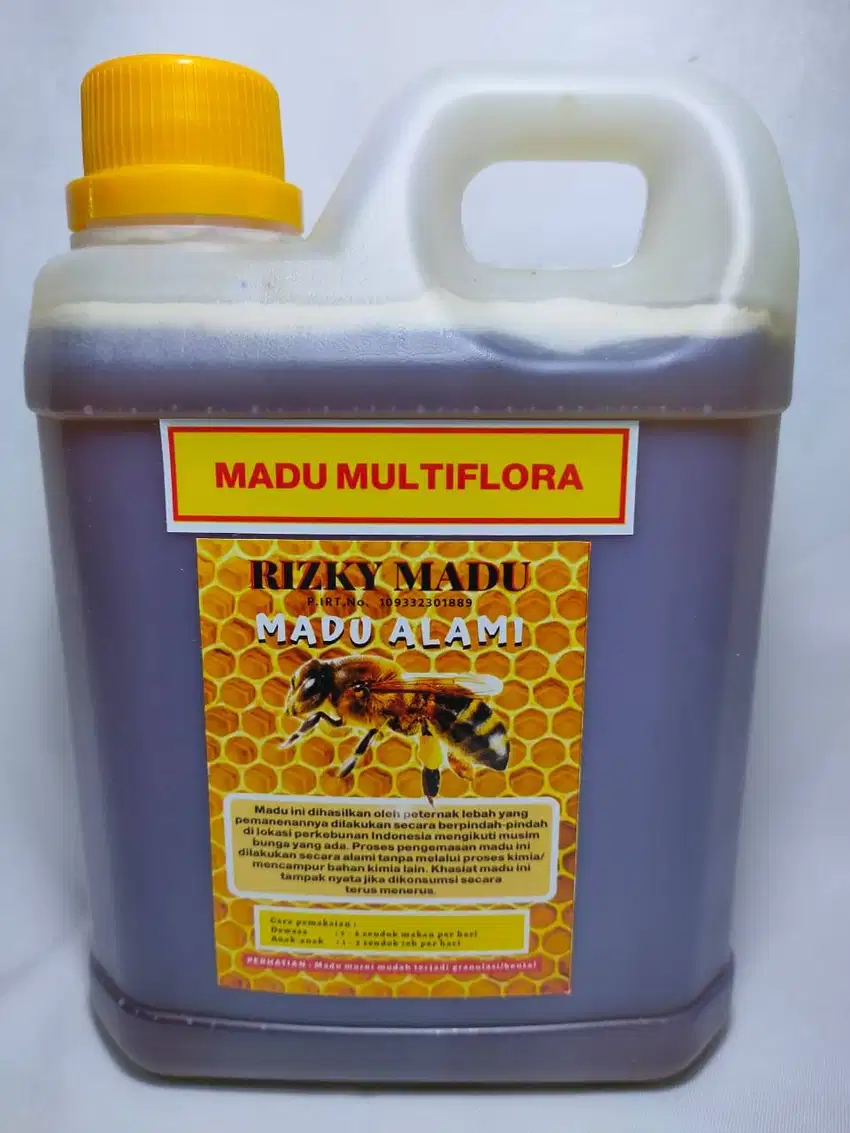 Madu Multiflora murni berat 1,4 kg