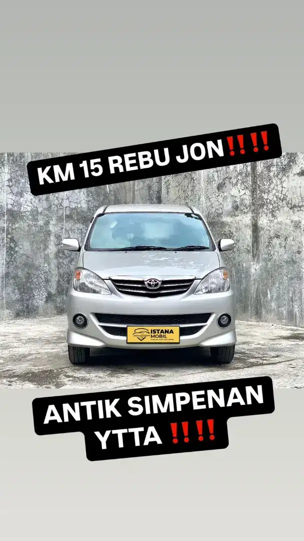 KM 15 REBU!! AVANZA S AT AUTOMATIC 2010 / 2011 NEW VELOZ G AUTOMATIC !