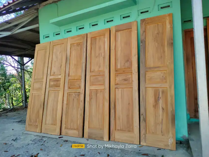 Pintu Minimalis Jati / Pintu Kamar Murah / Pintu Kayu Jati / Pintu