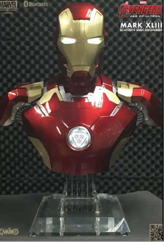 Speaker Bluetooth Iron Man - Mark 43 Bust Live Size