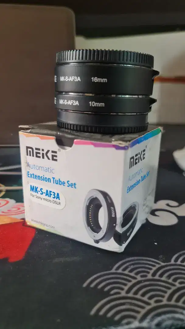 Meike MK-S-AF3A Metal Extension Tube Macro Lens Sony