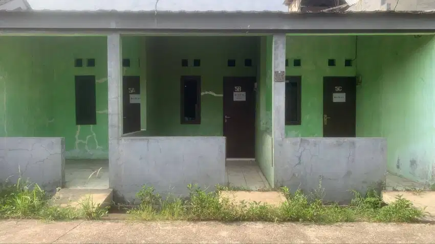 Dijual Murah Rumah kontrakan 3 Pintu bebas banjir di dalam Cluster
