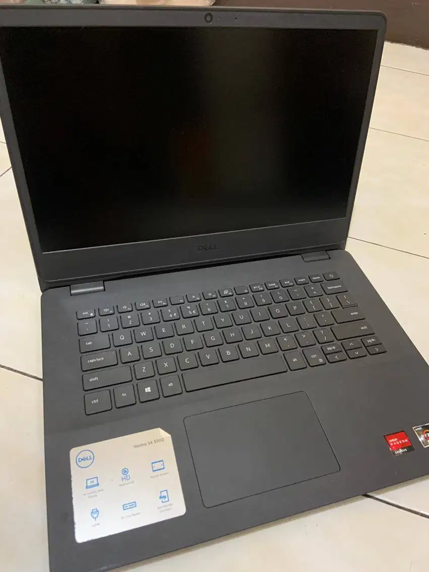 LAPTOP DELL VOSTRO 3405 (Ryzen 3-3250U 8GB 1TB) + SSD 256GB (BEKAS)