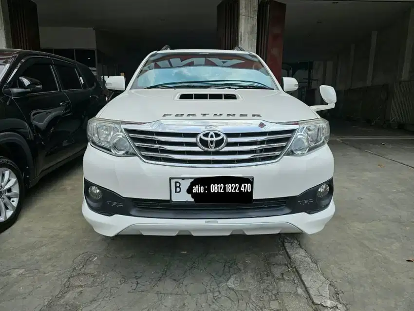 Toyota Fortuner 2.5 G VNT TRD AT ( Matic ) 2013 Putih Km 122rban