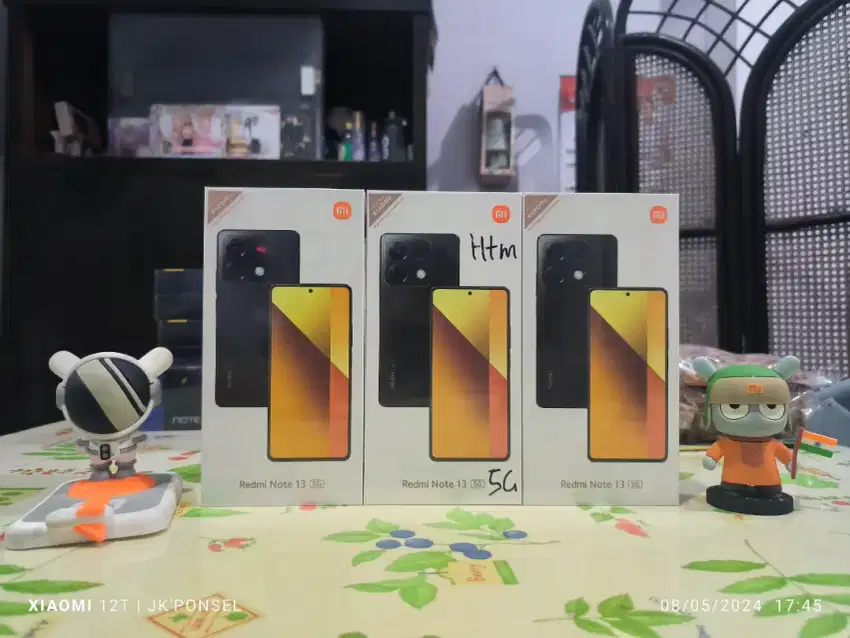 Redmi Note 13 5G 8/256 garansi resmi BARU ; segel dus