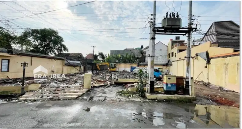 Tanah tengah kota di Penumping Laweyan Solo