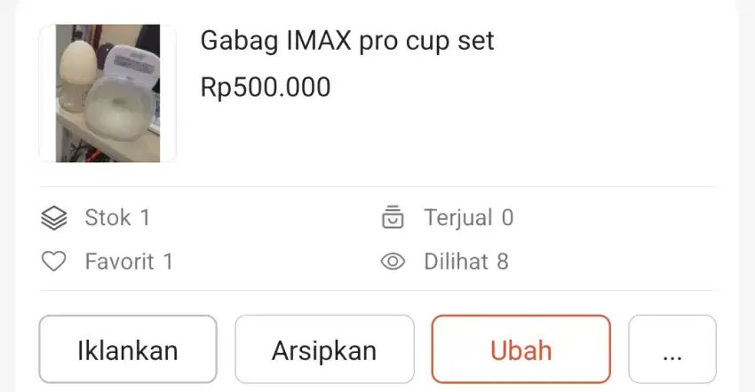 Gabag IMAX pro cup set/pompa handsfree elektrik