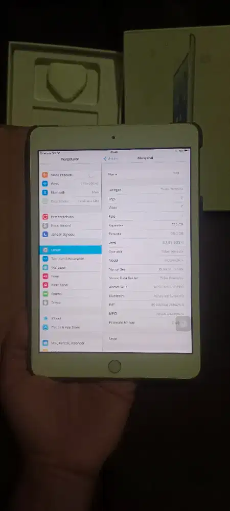 Ipad mini 1 32GB celullar minus jadi wifi only fullset