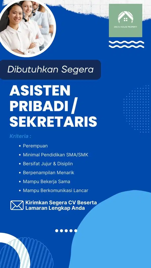 Lowongan pekerjaan asisten pribadi personal asisstant