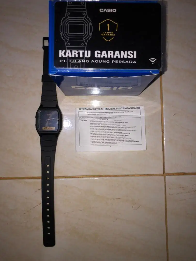 Jam Tangan Casio AW - 48H (bekas pemakaian pemakaian 8 bulan)