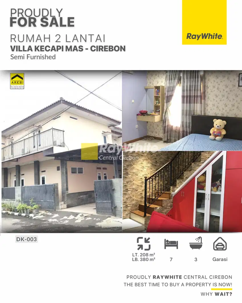 Dijual Rumah 2 Lantai di Villa Kecapi Mas Cirebon